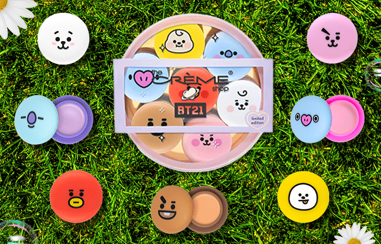 BT21 BABY Skincare & Face Mask Collection from The Crème Shop