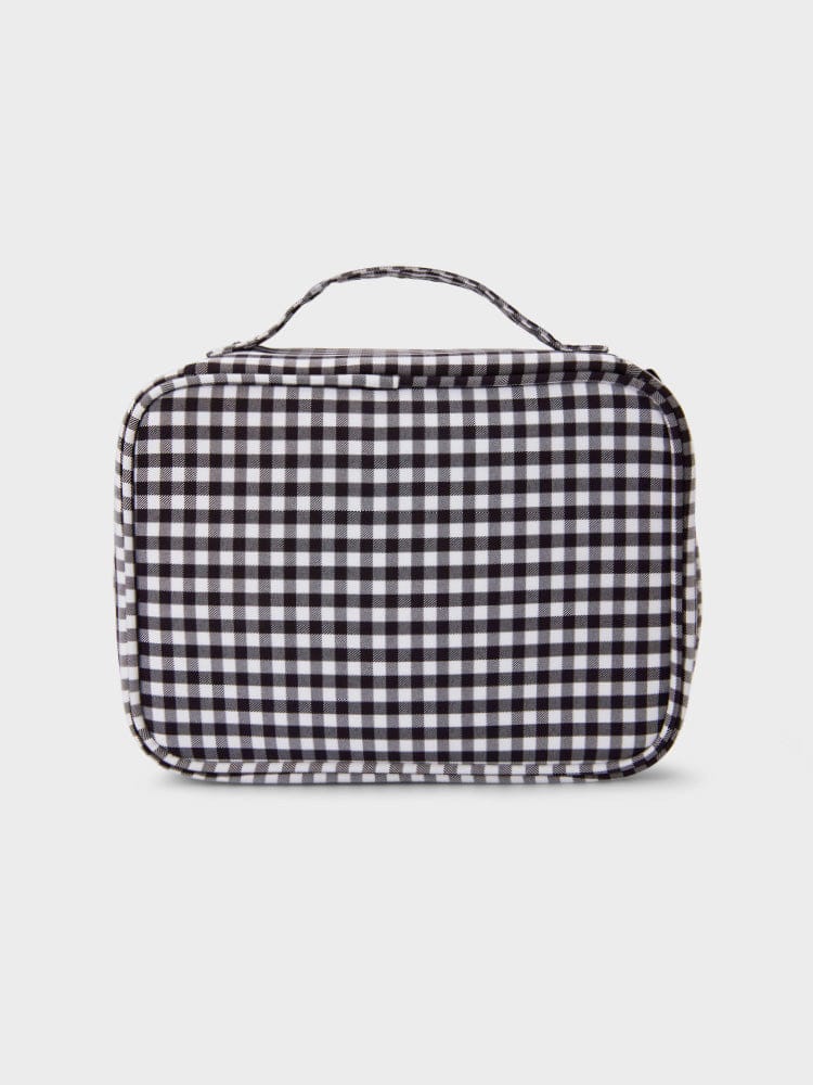 BT21 LIVING CHIMMY BT21 CHIMMY minini CHECKERED POUCH WITH HANDLE