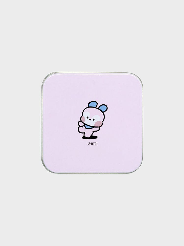 BT21 SCHOOL & OFFICE MANG BT21 MANG minini STICKY NOTES WITH TIN BOX
