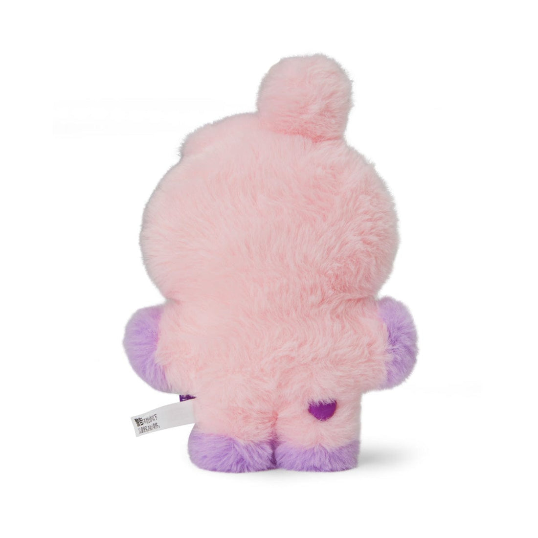 BT21 TOYS COOKY BT21 BABY COOKY FLAT FUR STANDING DOLL PURPLE HEART EDITION