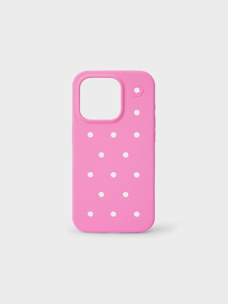 COLLER LIVING 15 COLLER iPHONE SILICON HARD PC CASE PINK