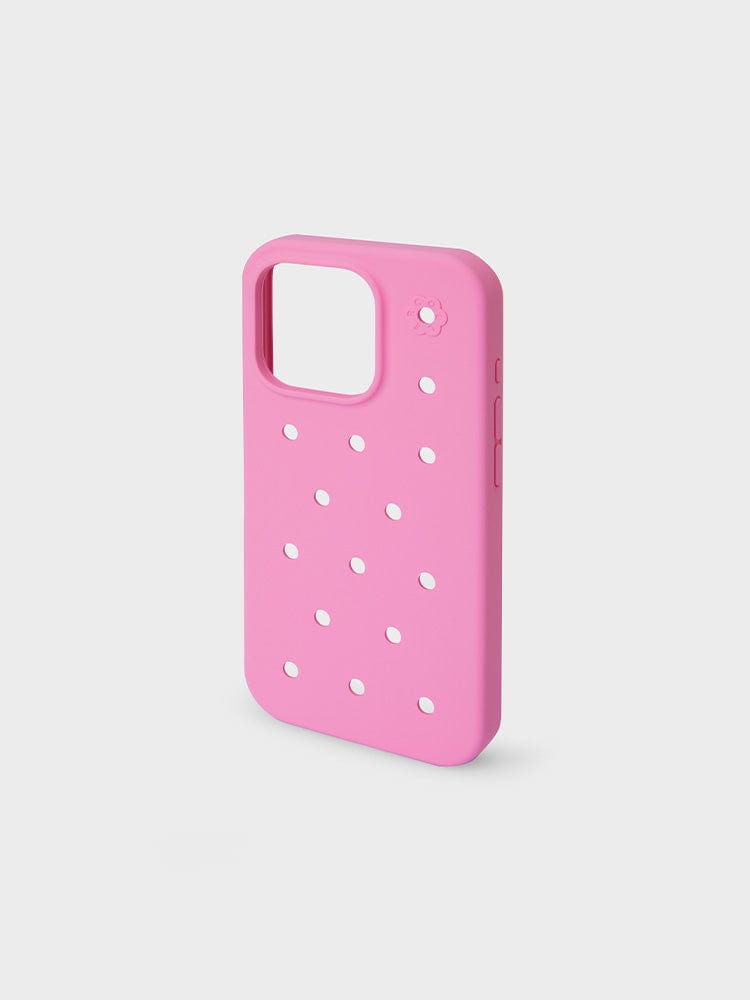 COLLER LIVING COLLER iPHONE SILICON HARD PC CASE PINK