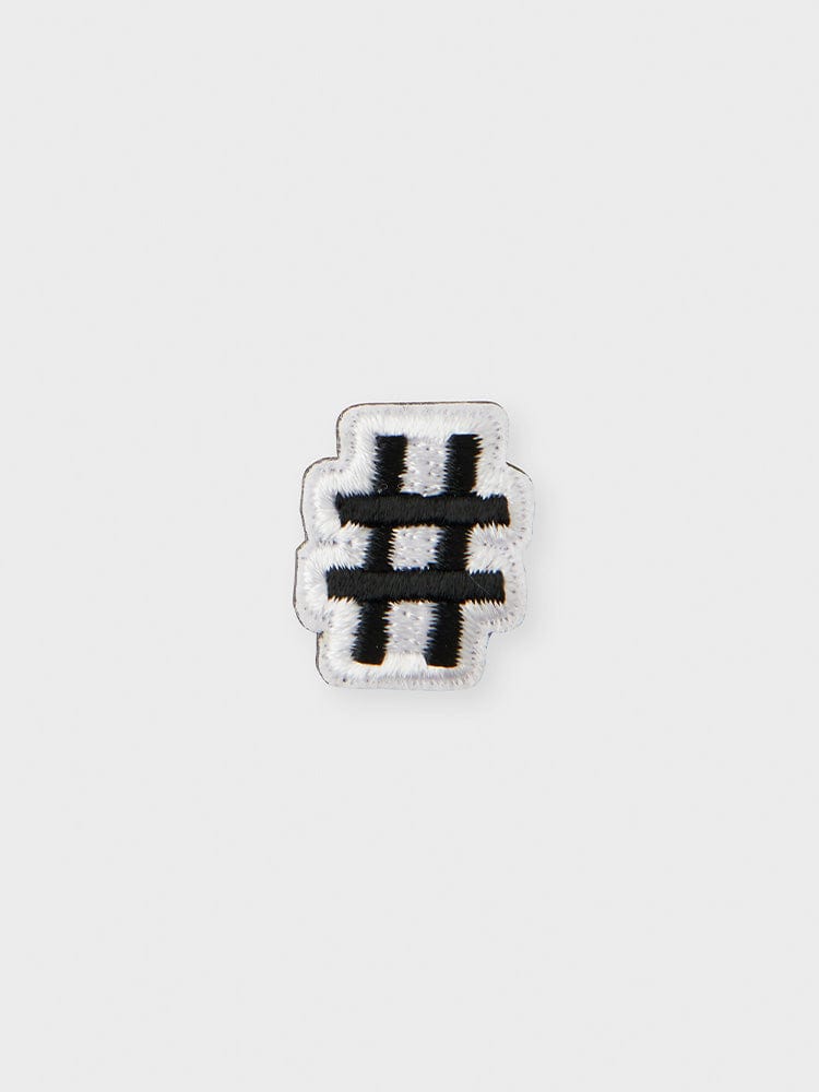 COLLER TOYS HASHTAG COLLER HASHTAG EMBROIDERED PATCH STICON