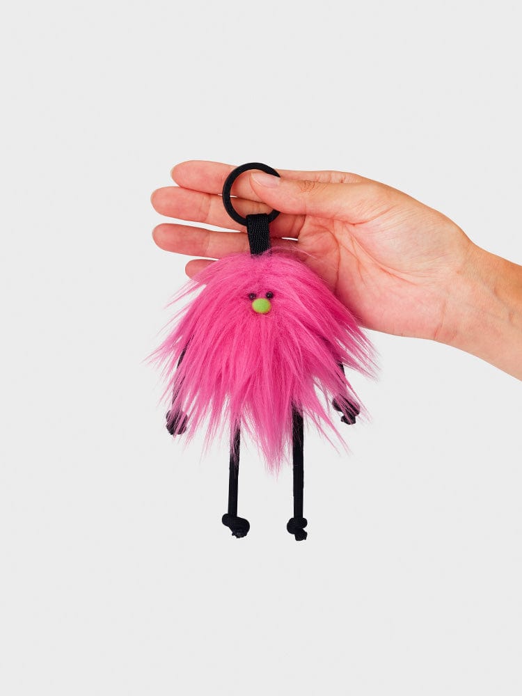 COLLER TOYS PINK COLLER MINI FURRY DOLL KEYRING PINK