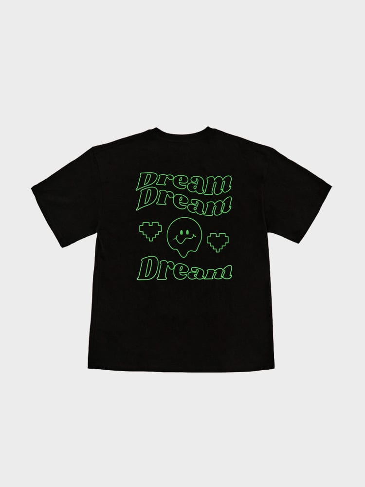 K_FAVES FASHION NCT DREAM - 'GET READY DREAM' SHORT SLEEVE T-SHIRT (BLACK)