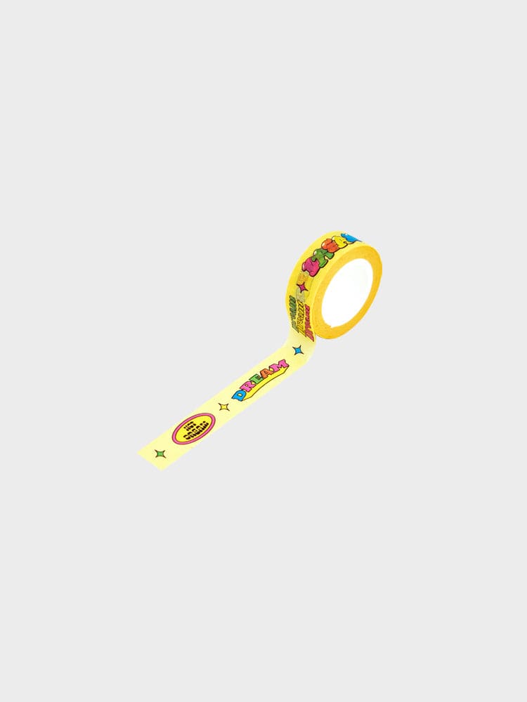 K_FAVES SCHOOL/OFFICE YELLOW NCT DREAM - 'GET READY DREAM' MASKING TAPE (YELLOW)