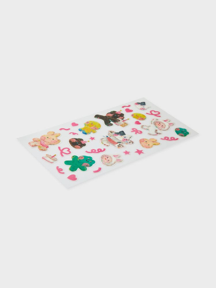 LF TOYS A LINE FRIENDS mininislow STICKERS - TYPE A