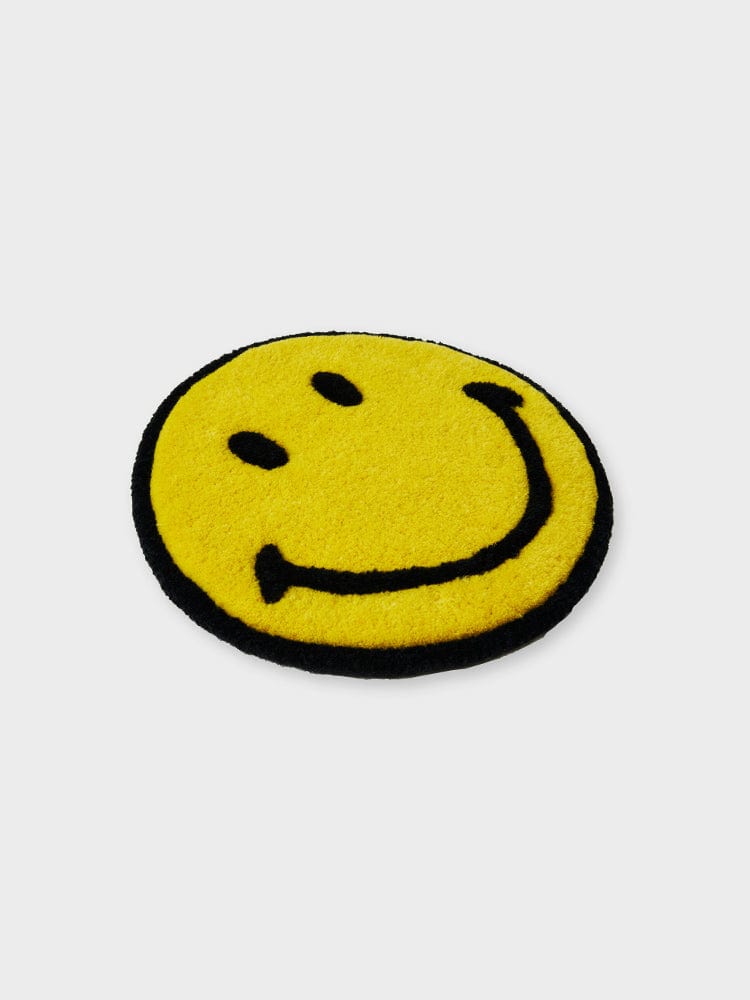 LINE FRIENDS LIVING 12inch SMILEY X MAISON DEUX WALL HANGING RUG 12 Inch