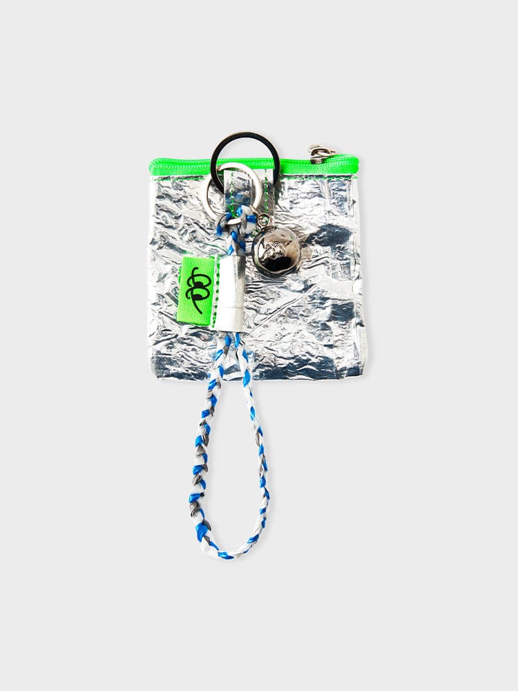 LINE FRIENDS LIVING GREEN YIPPEE STRAP STRING KEYRING - GREEN