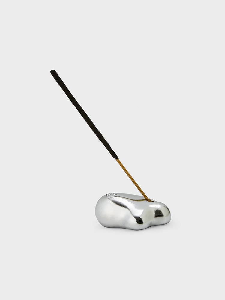 LINE FRIENDS LIVING SILVER YIPPEE INCENSE HOLDER SILVER