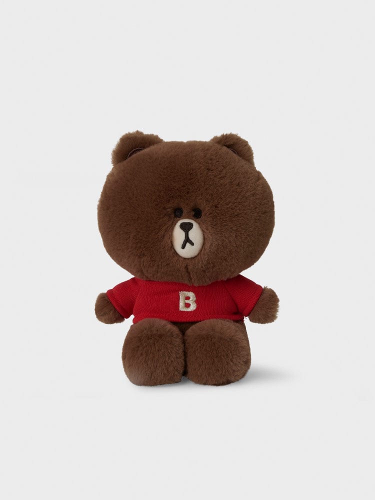 LINE FRIENDS TOY BROWN LINE FRIENDS BROWN SITTING DOLL (SMALL)