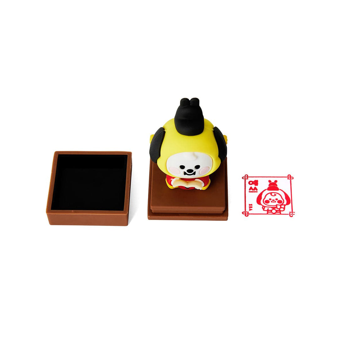 LINE FRIENDS TOYS CHIMMY BT21 CHIMMY BABY KING STAMP K-EDITION