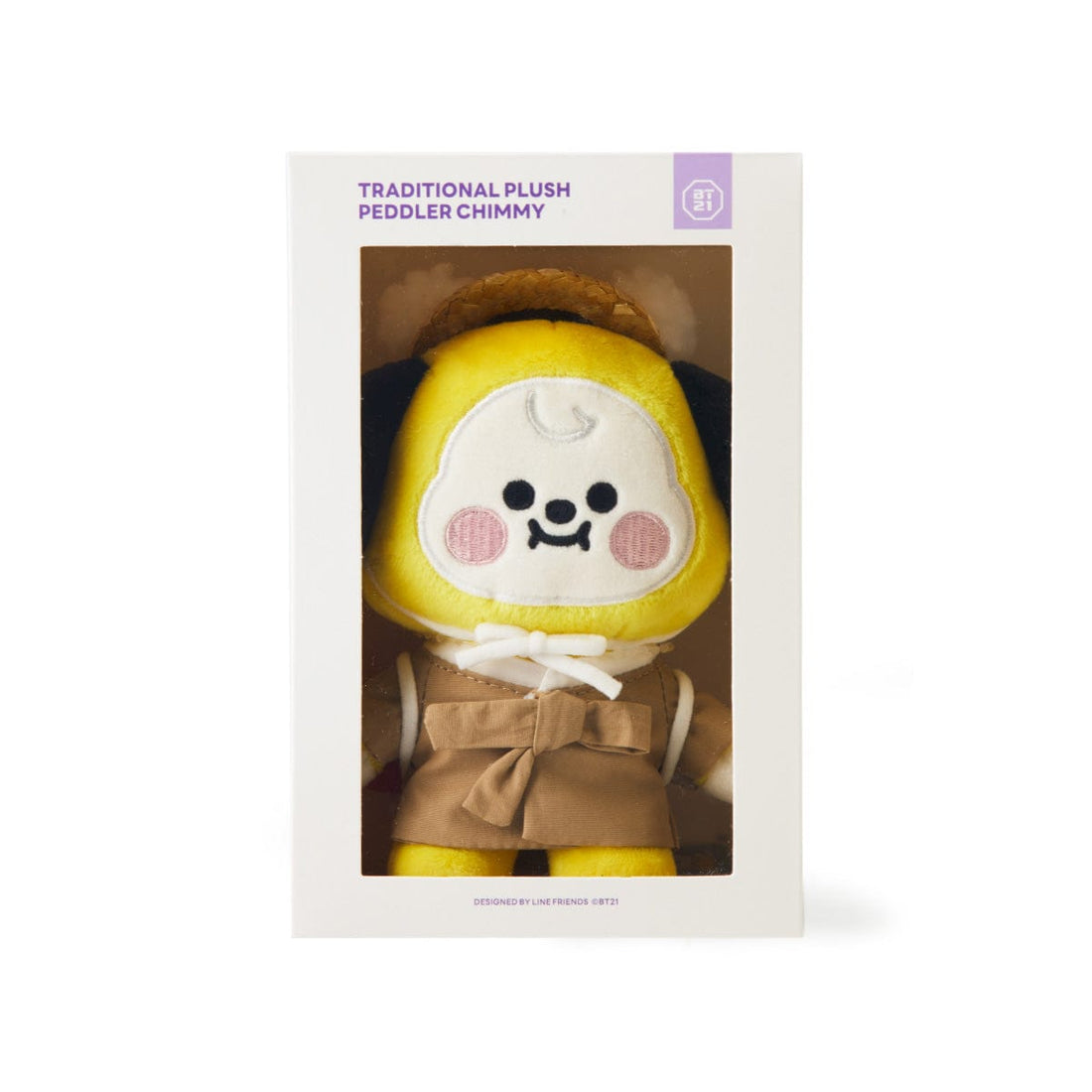 LINE FRIENDS TOYS CHIMMY BT21 CHIMMY BABY STANDING DOLL K-EDITION