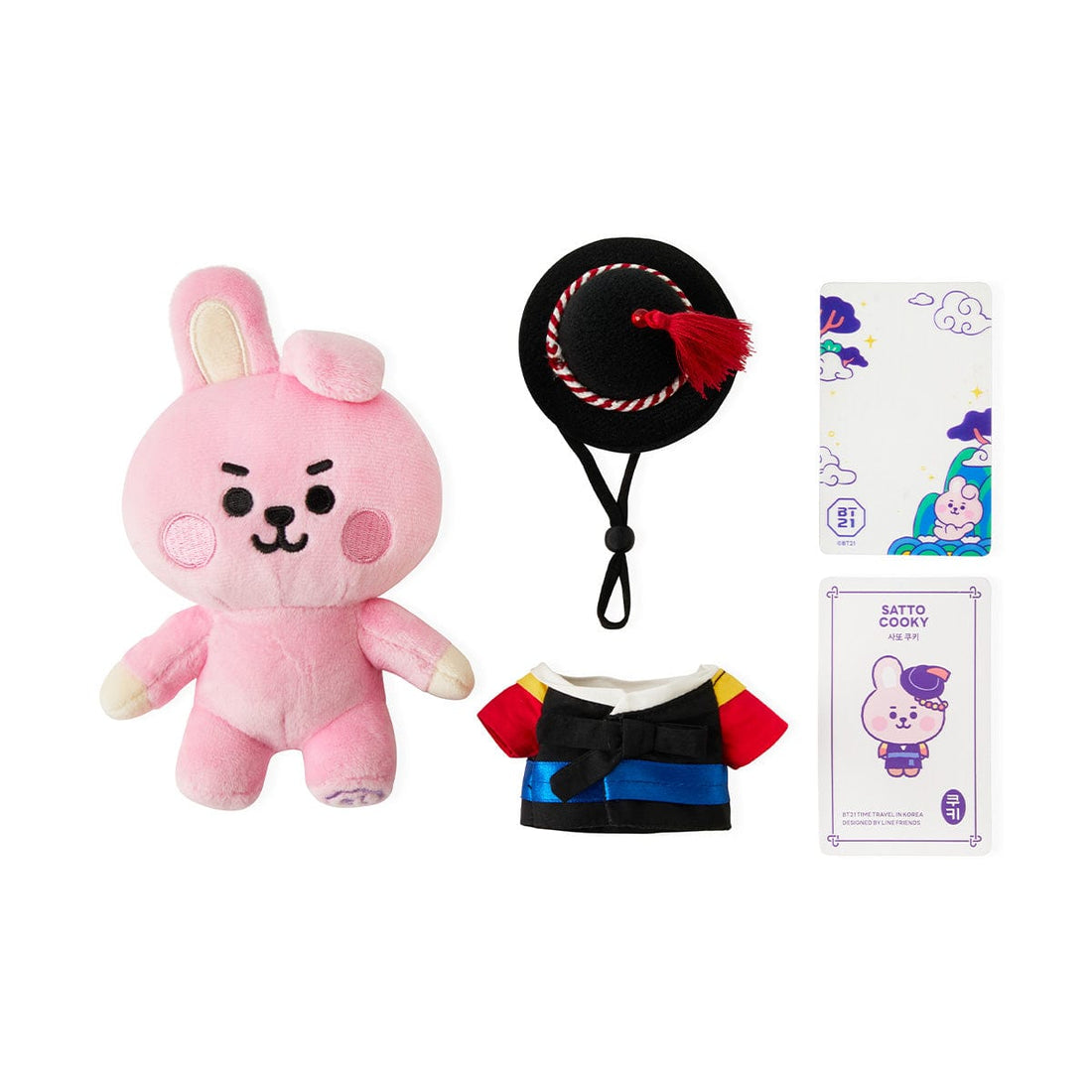 LINE FRIENDS TOYS COOKY BT21 COOKY BABY STANDING DOLL K-EDITION