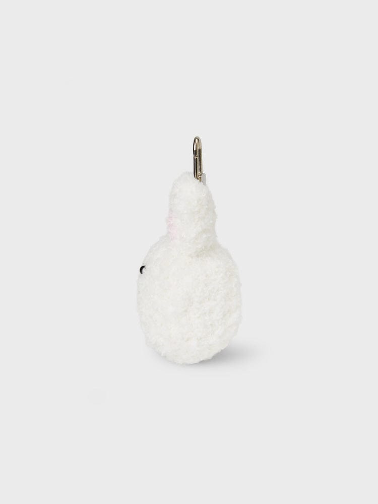 LINE FRIENDS TOYS MILK SHAKE 1to2 KNITTED TOSOONE KEYRING - MILK SHAKE