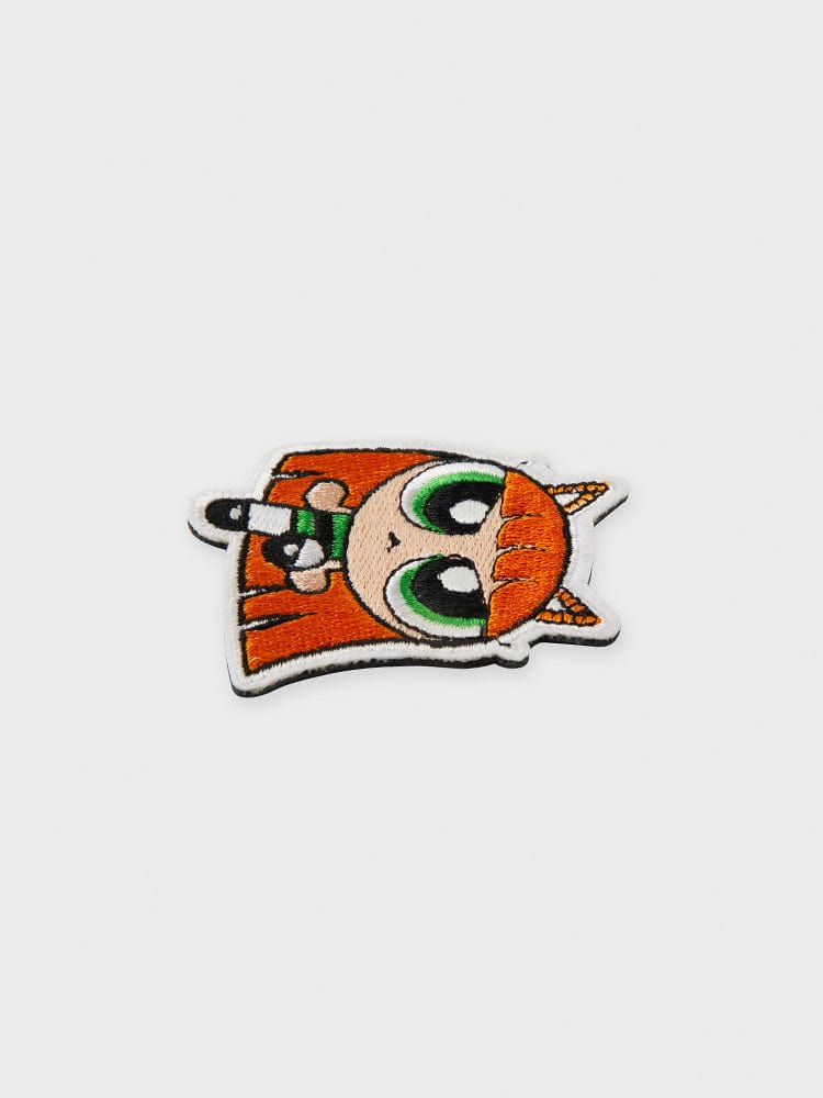 NEWJEANS SCHOOL/OFFICE HAERIN THE POWERPUFF GIRLS x NJ COLLER EMBROIDERED PATCH REVERSIBLE STICON (HAERIN)
