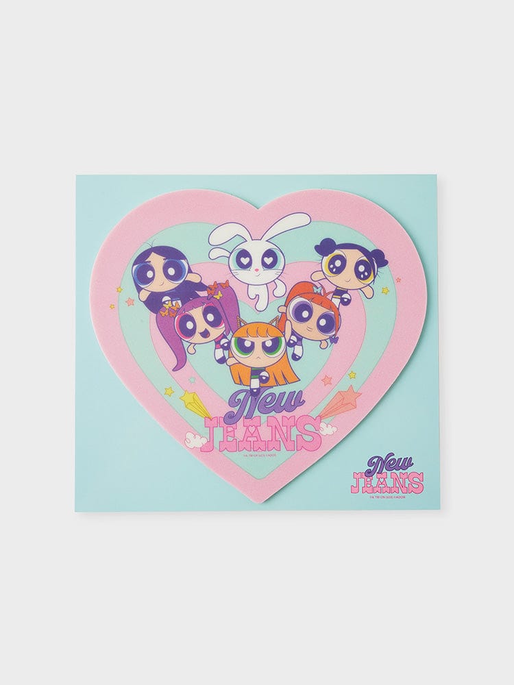 NEWJEANS SCHOOL/OFFICE MOUSE PAD THE POWERPUFF GIRLS x NJ MOUSE PAD
