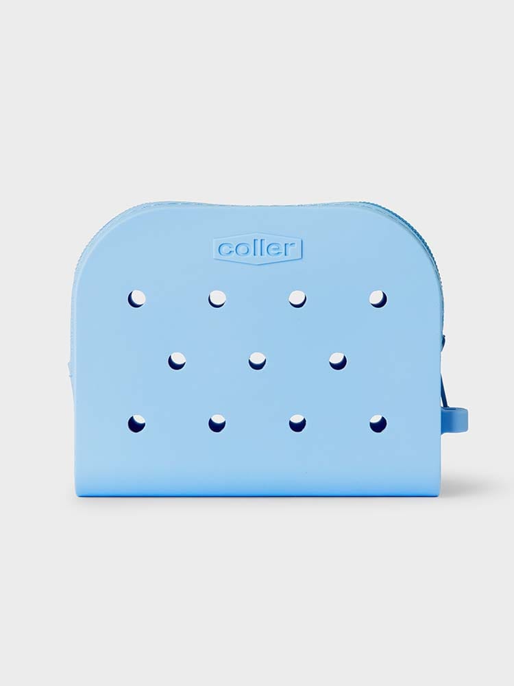 NEWJEANS SCHOOL/OFFICE S COLLER SILICON POUCH LIGHT BLUE (S)