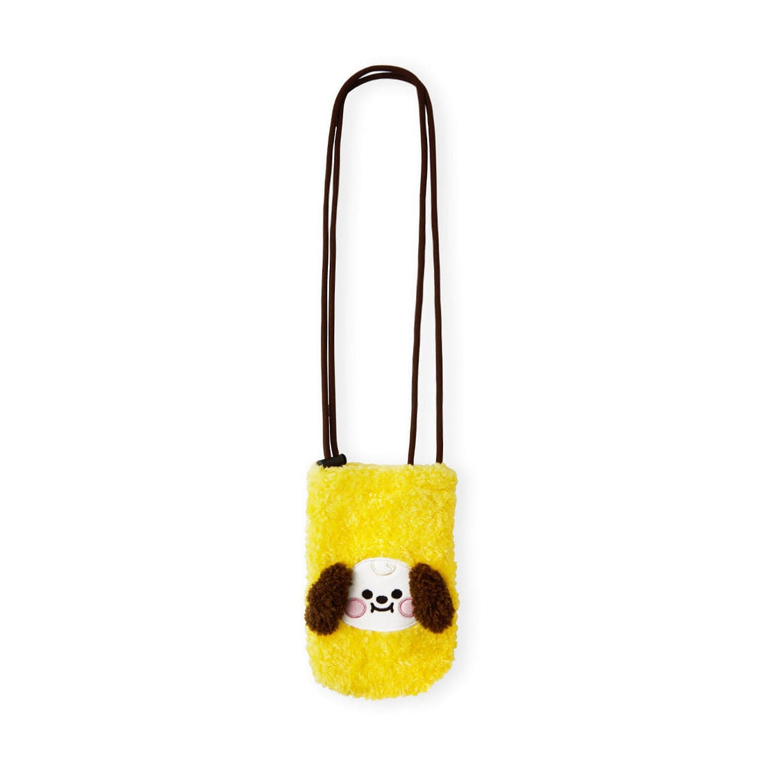 LINE FRIENDS FASHION CHIMMY BT21 CHIMMY BABY BOUCLE CELL PHONE CROSSBODY BAG