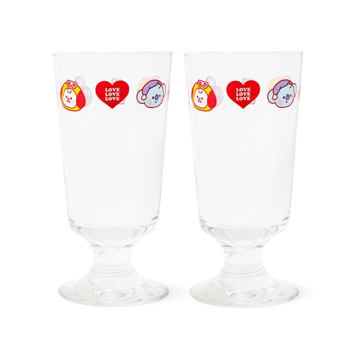 LINE FRIENDS HOUSEHOLD BT21 BT21 BABY PARTY NIGHT GOBLET SET