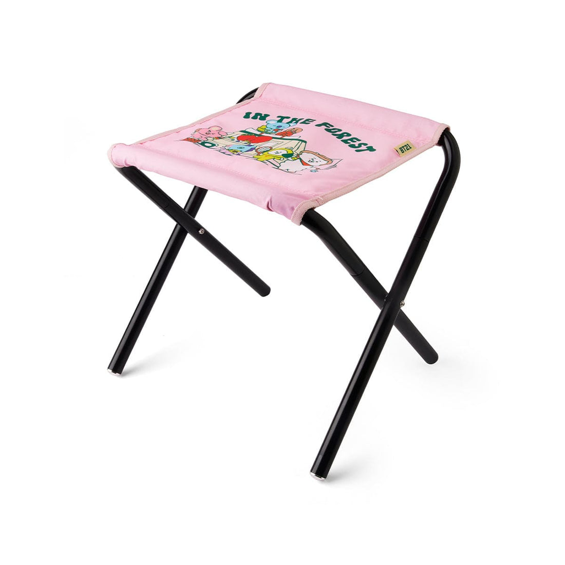 LINE FRIENDS HOUSEHOLD FOLDABLE CHAIR BT21 PICNIC FOLDABLE CHAIR