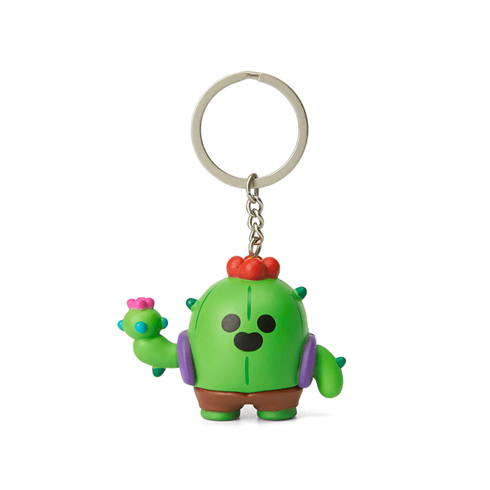 BRAWL STARS SPIKE FIGURINE KEYRING – LINE FRIENDS COLLECTION STORE