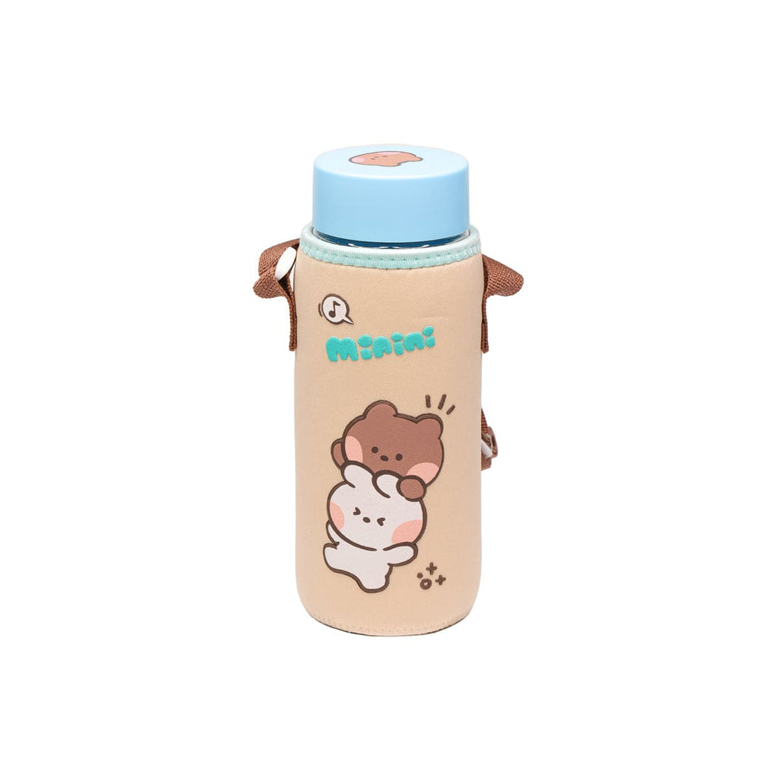 LINE FRIENDS LIVING WATER BOTTLE WITH SLEEVE LINE FRIENDS minini WATER BOTTLE WITH SLEEVE
